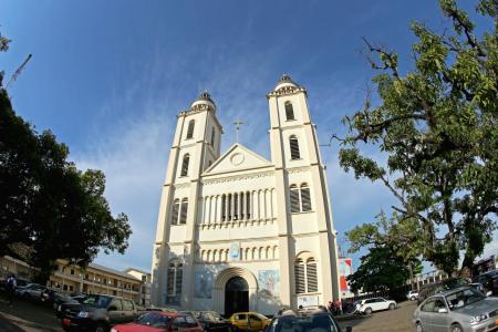 Wanderlust, travel, backpack, Cameroon, Douala, Cathedral of Saints Peter and Paul